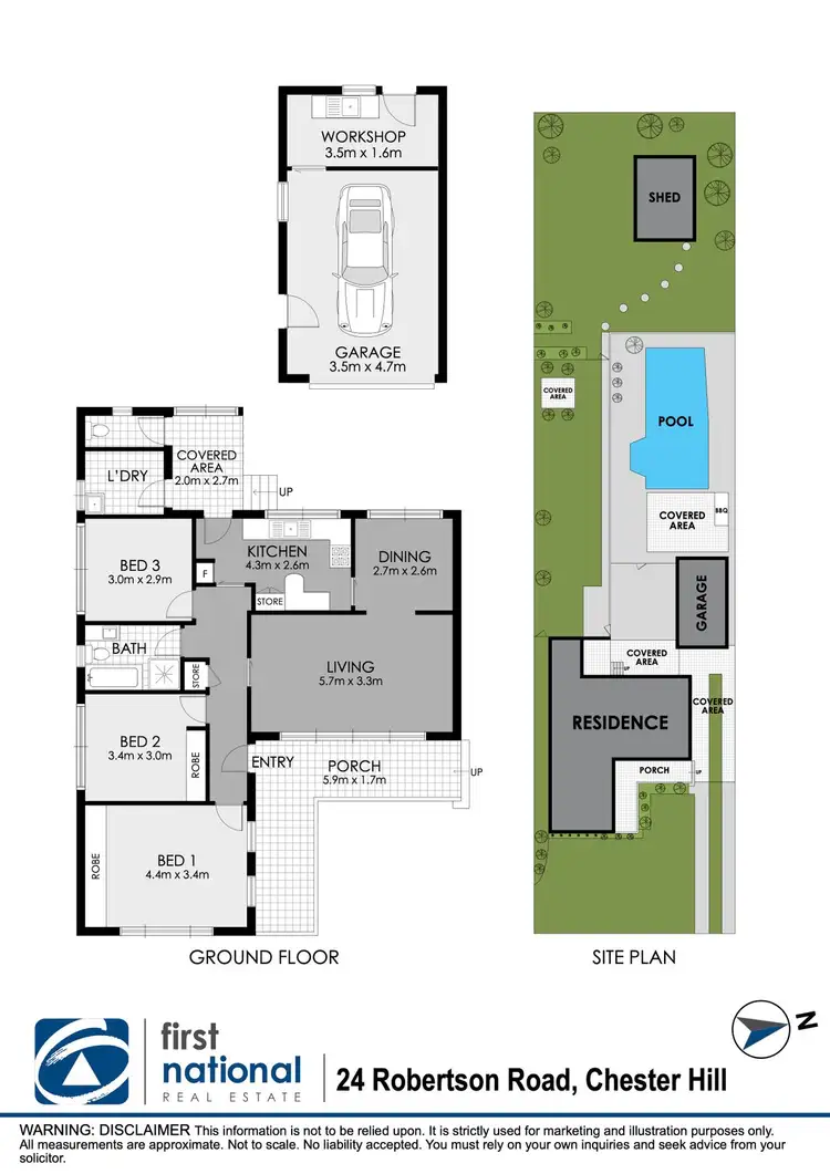 Floorplan of Homely house listing, 24 Robertson Road, Chester Hill NSW 2162