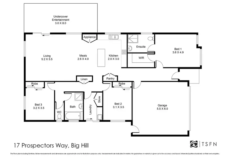 Floorplan of Homely house listing, 17 Prospectors Way, Big Hill VIC 3555