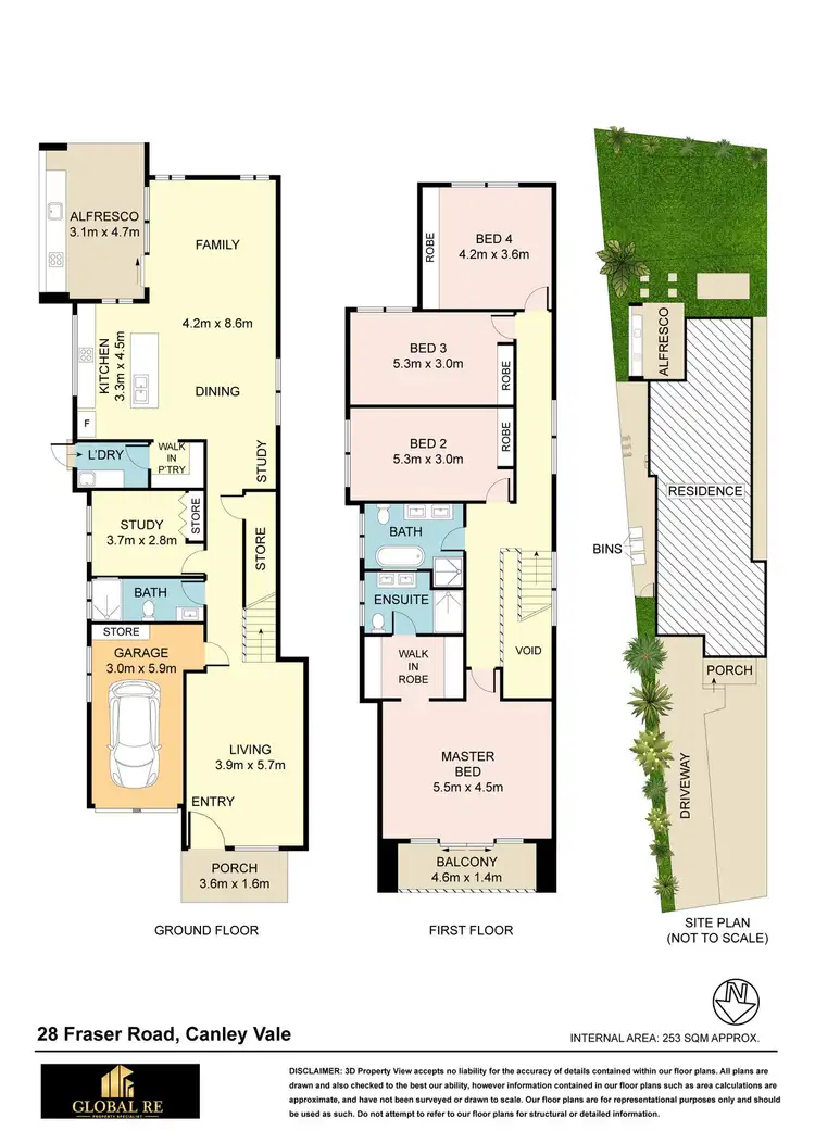Floorplan of Homely semi-detached listing, 28 Fraser Rd, Canley Vale NSW 2166