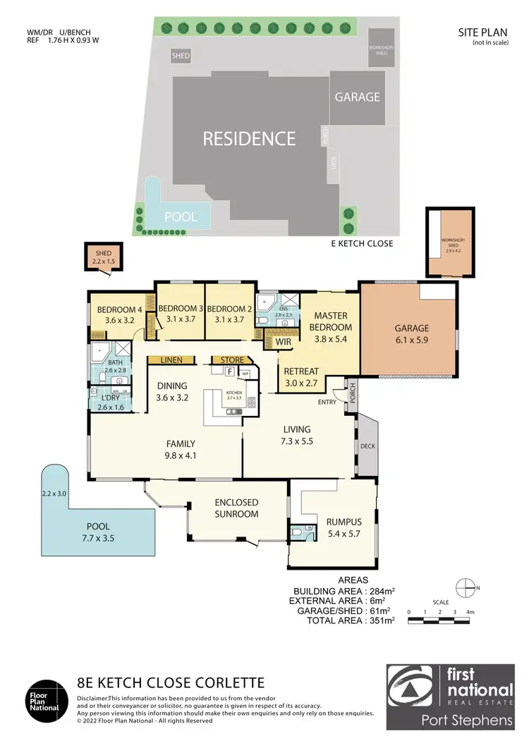 Floorplan of Homely other listing, 8E Ketch Close, Corlette NSW 2315