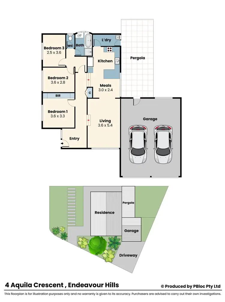 Floorplan of Homely house listing, 4 Aquila Crescent, Endeavour Hills VIC 3802