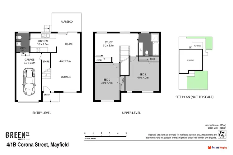 Floorplan of Homely townhouse listing, 4/1B Corona Street, Mayfield NSW 2304