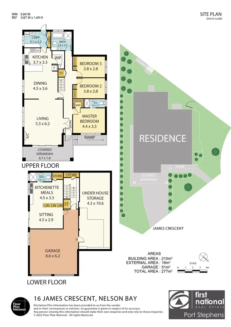 Floorplan of Homely other listing, 16 James Crescent, Nelson Bay NSW 2315
