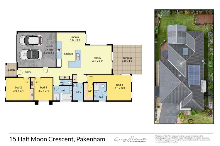Floorplan of Homely house listing, 15 Half Moon Crescent, Pakenham VIC 3810