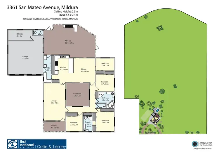 Floorplan of Homely house listing, 3361 San Mateo Avenue, Mildura VIC 3500