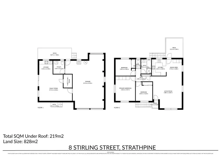 Floorplan of Homely house listing, 8 Stirling Street, Strathpine QLD 4500