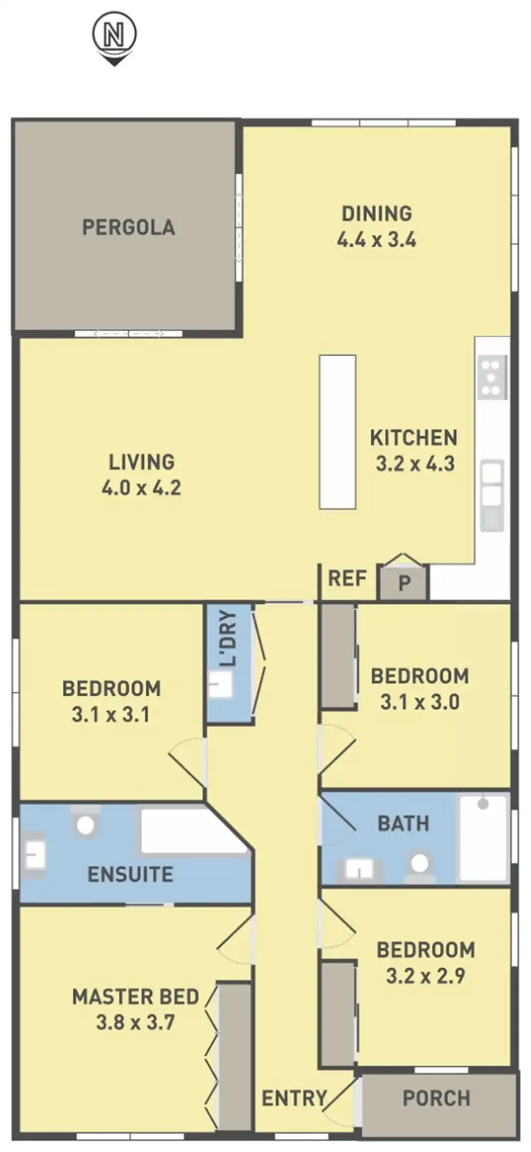 Floorplan of Homely house listing, 159 Morris Street, Sunshine VIC 3020