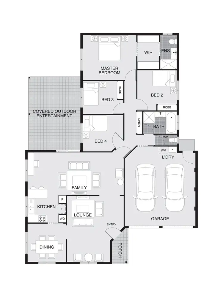 Floorplan of Homely house listing, 57 Morrow Street, Dunlop ACT 2615