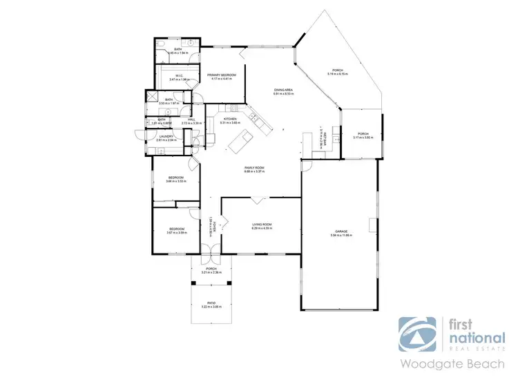 Floorplan of Homely house listing, 27 Lorikeet Avenue, Woodgate QLD 4660
