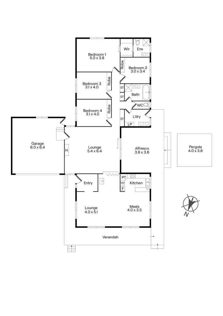 Floorplan of Homely house listing, 71 Quarry Road, Woodend VIC 3442