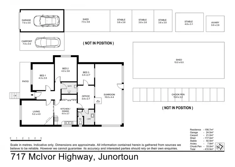 Floorplan of Homely house listing, 717 McIvor Highway, Junortoun VIC 3551