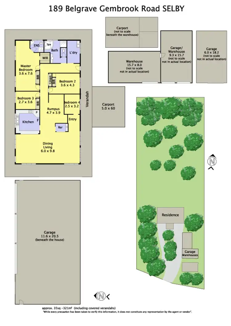 Floorplan of Homely house listing, 189 Belgrave-Gembrook Road, Selby VIC 3159