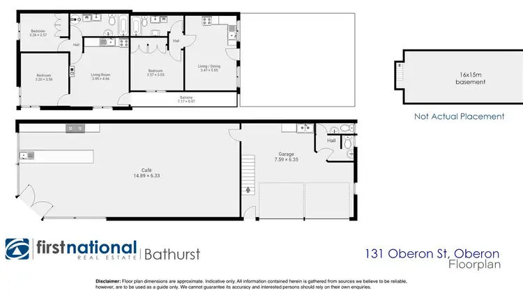 Floorplan of Homely house listing, 131 Oberon Street, Oberon NSW 2787