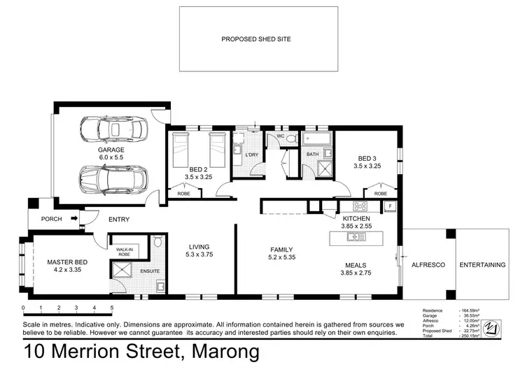 Floorplan of Homely house listing, 10 Merrion Street, Marong VIC 3515