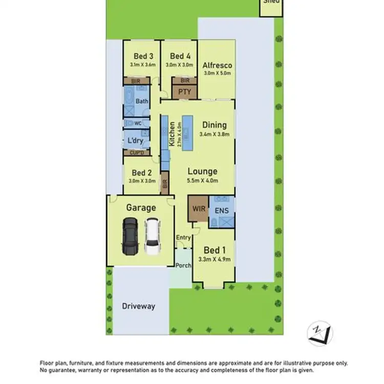 Floorplan of Homely house listing, 9 Tarago Street, Wallan VIC 3756