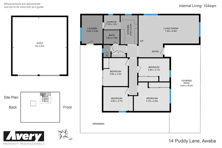 Floorplan of Homely house listing, 14 Puddy Lane, Awaba NSW 2283