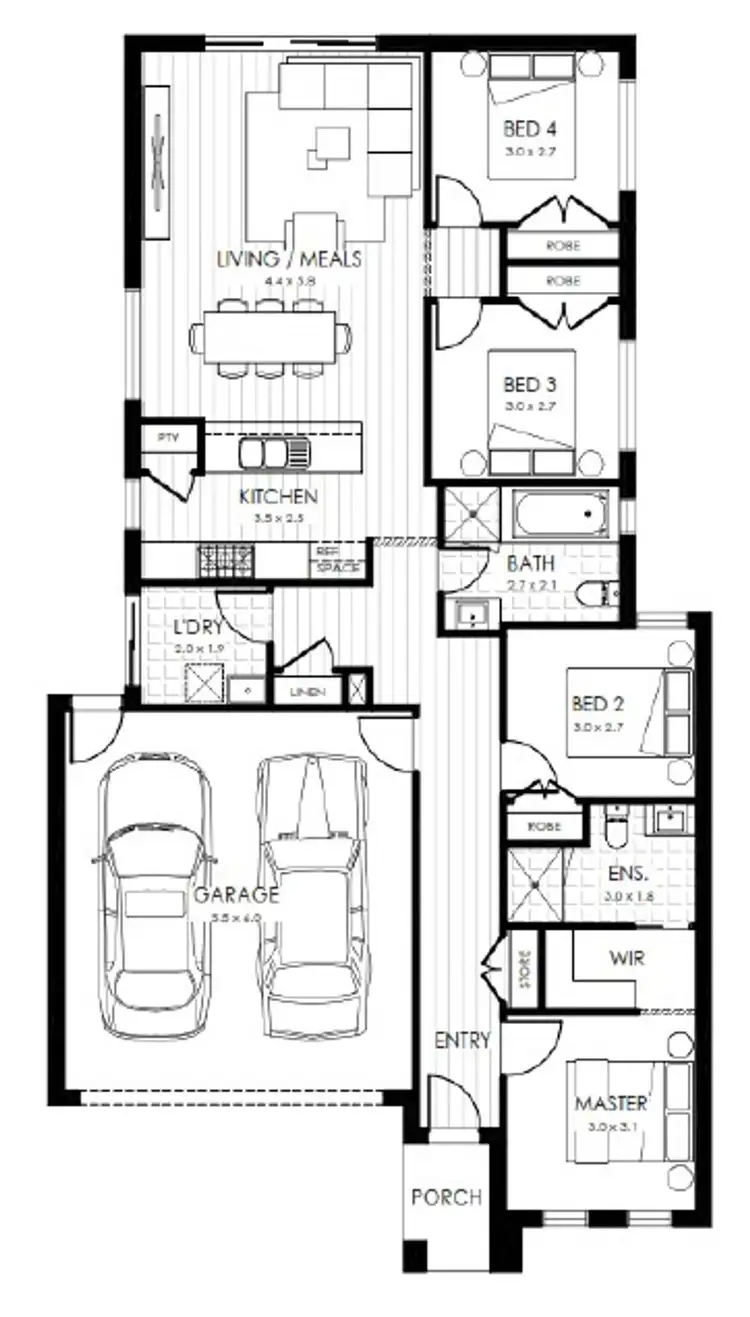 Floorplan of Homely house listing, Address available on request