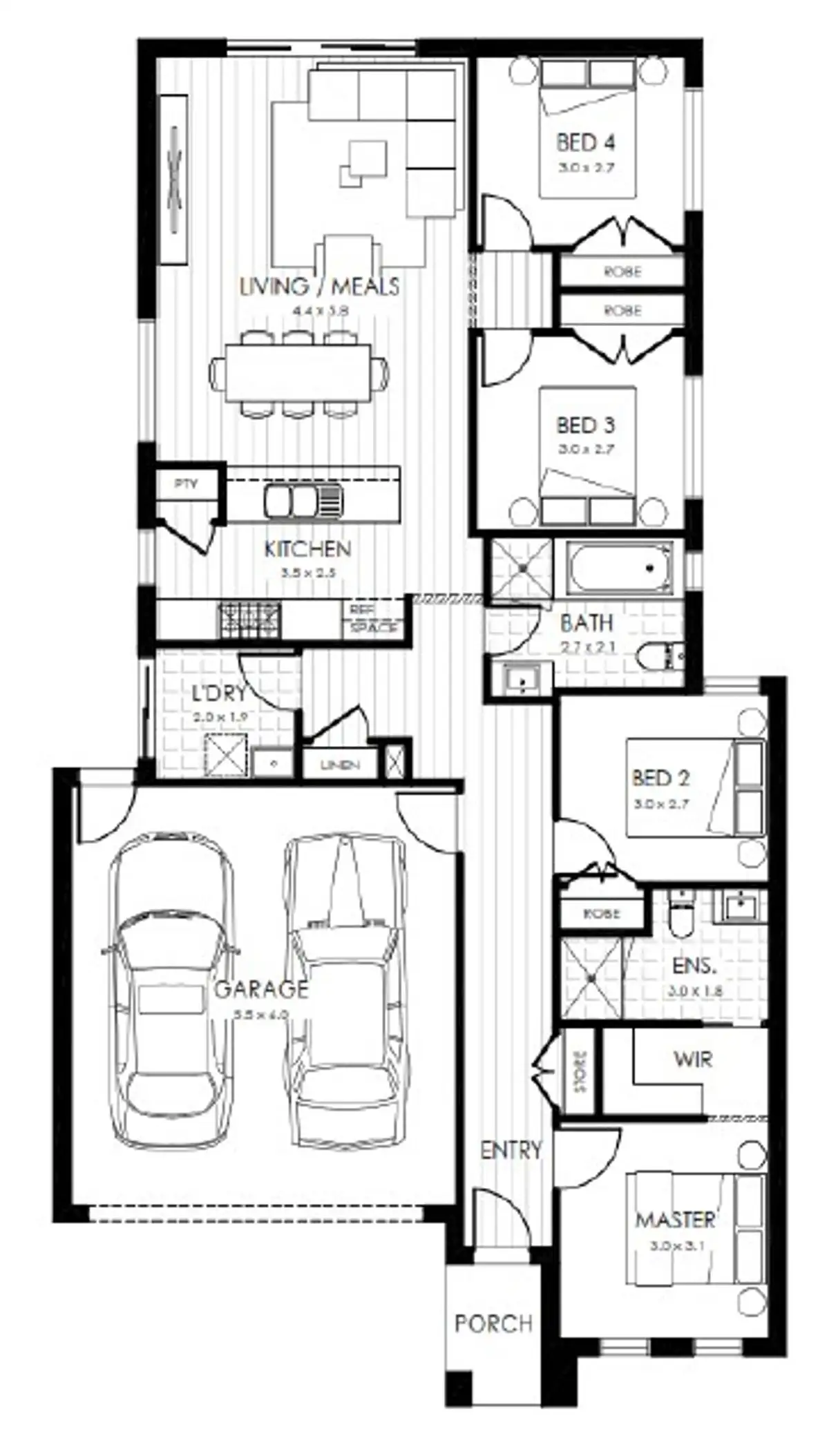 Floorplan of Homely house listing, Address available on request