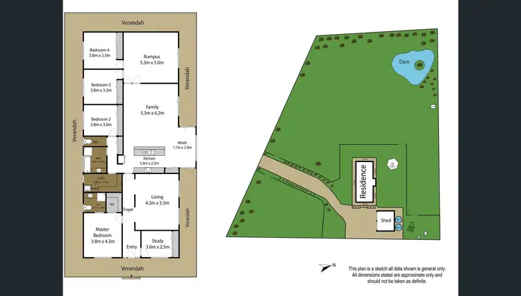 Floorplan of Homely house listing, 415 Thwaites Road, Yannathan VIC 3981