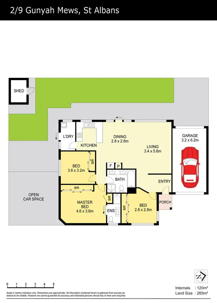 Floorplan of Homely unit listing, 2/9 Gunyah Mews, St Albans VIC 3021