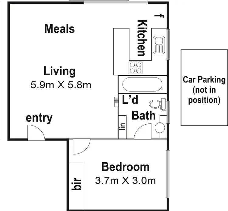 Floorplan of Homely apartment listing, 4/160 Napier Street, Essendon VIC 3040