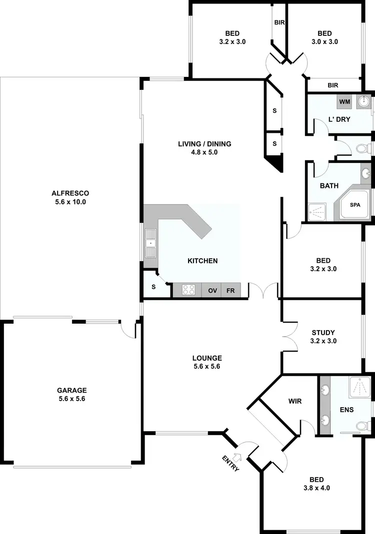 Floorplan of Homely house listing, 18 Balaka Court, Delahey VIC 3037