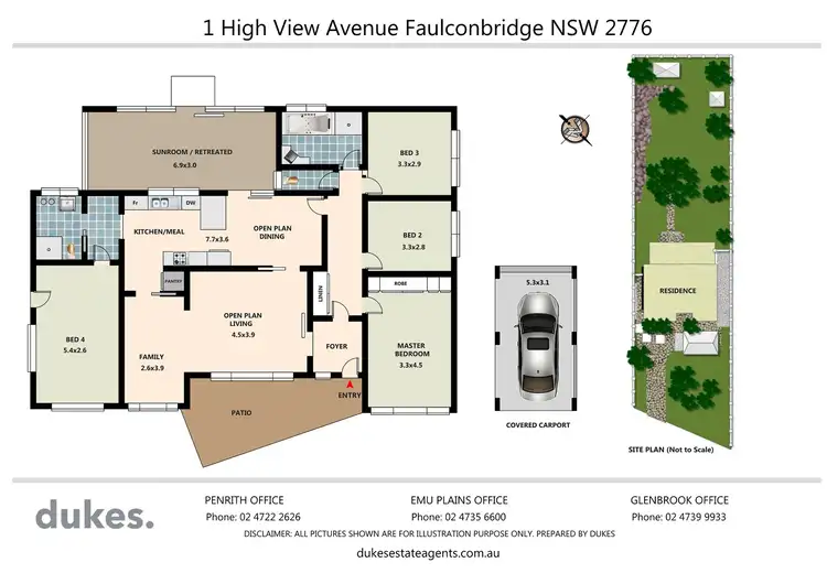 Floorplan of Homely house listing, 1 High View Avenue, Faulconbridge NSW 2776