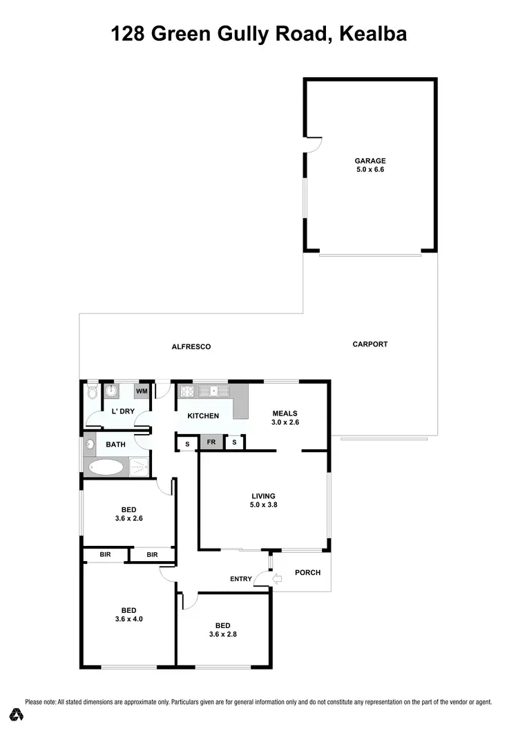 Floorplan of Homely house listing, 128 Green Gully Road, Kealba VIC 3021