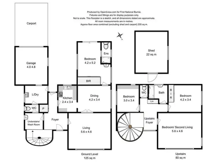 Floorplan of Homely house listing, 29 Bass Highway, Parklands TAS 7320