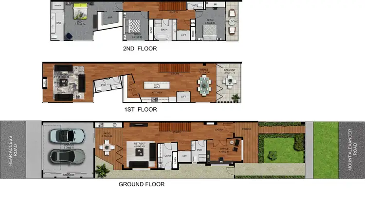 Floorplan of Homely house listing, 823 Mt Alexander Road, Moonee Ponds VIC 3039