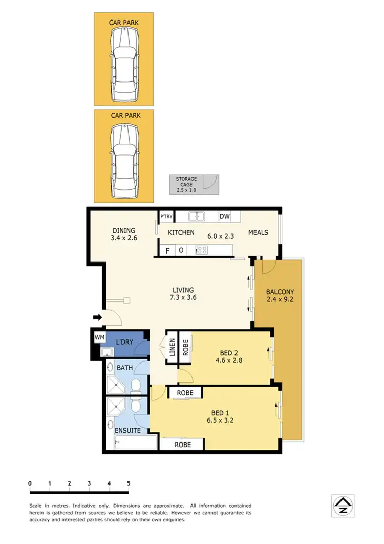 Floorplan of Homely apartment listing, 1202/469 St Kilda Road, Melbourne VIC 3004
