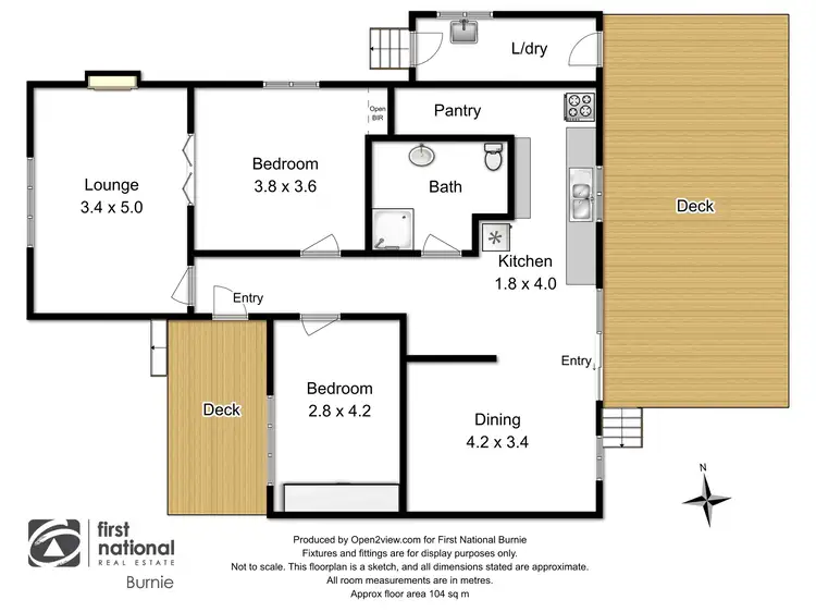 Floorplan of Homely house listing, 41 Mark Street, Hillcrest TAS 7320