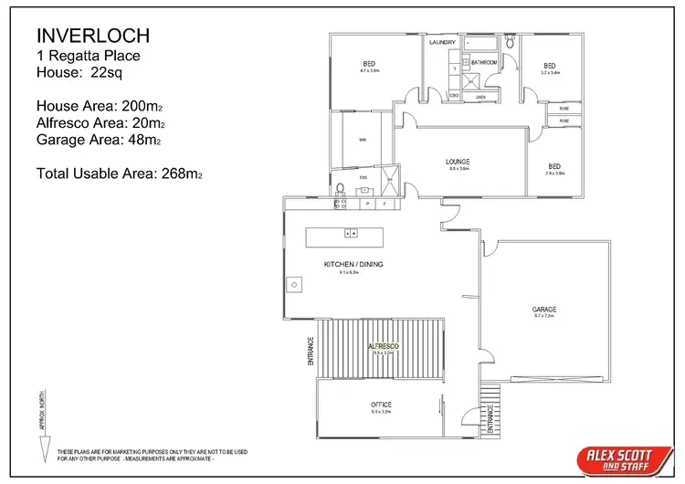 Floorplan of Homely house listing, 1 Regatta Pl, Inverloch VIC 3996