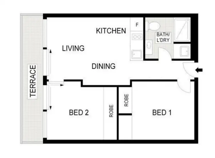 Floorplan of Homely apartment listing, 1101/31 A'Beckett Street, Melbourne VIC 3000