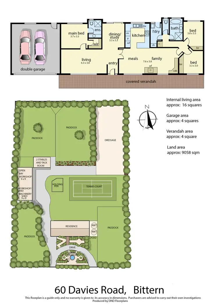 Floorplan of Homely house listing, 60 Davies Road, Bittern VIC 3918