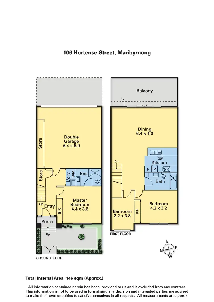 Floorplan of Homely house listing, 106 Hortense Street, Maribyrnong VIC 3032