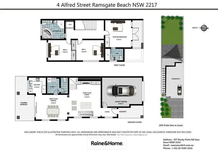 Floorplan of Homely house listing, 4 Alfred Street, Ramsgate Beach NSW 2217