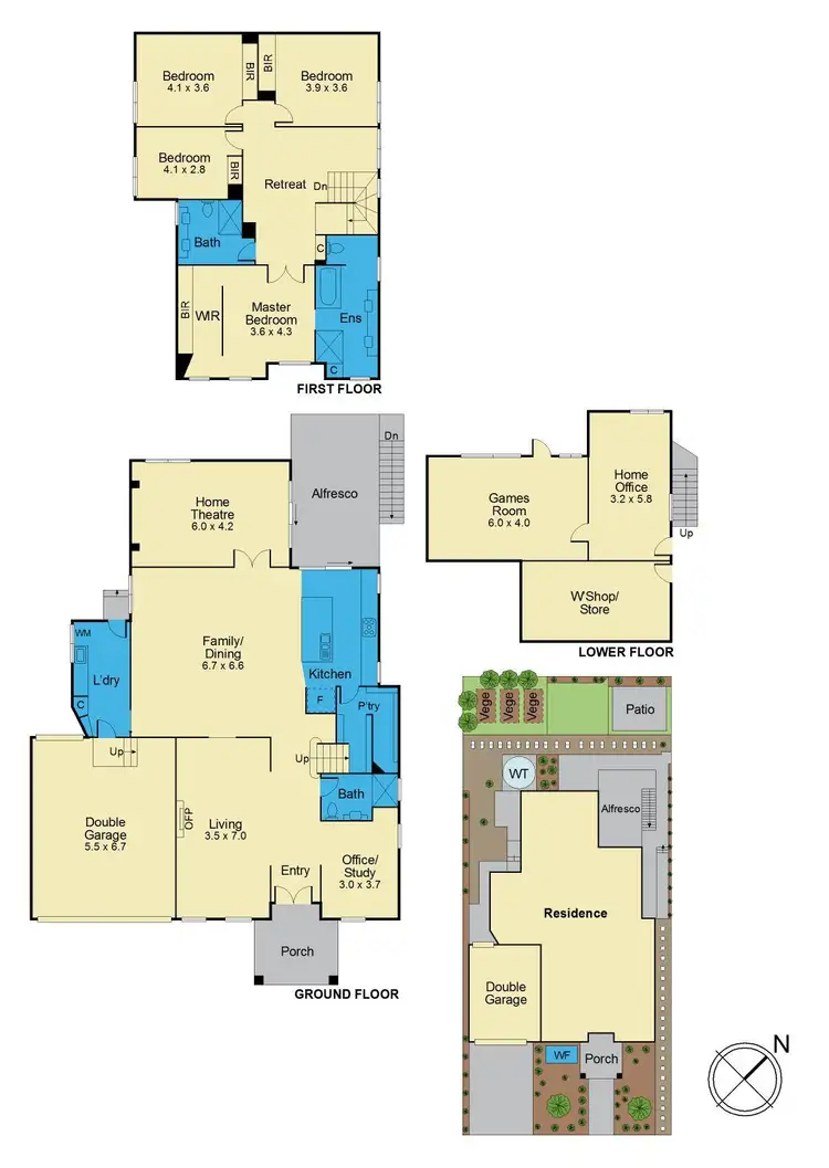 Floorplan of Homely house listing, 37 Treevalley Drive, Doncaster East VIC 3109