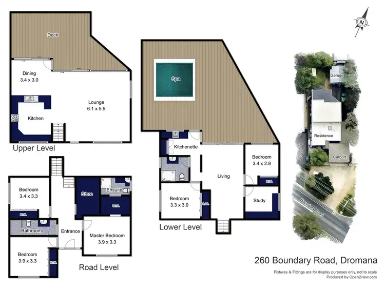 Floorplan of Homely house listing, 260 Boundary Road, Dromana VIC 3936