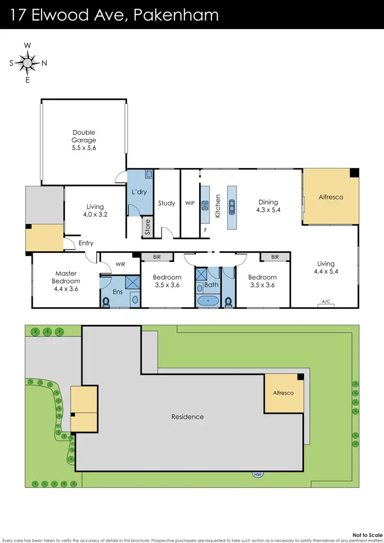 Floorplan of Homely house listing, 17 Elwood Avenue, Pakenham VIC 3810