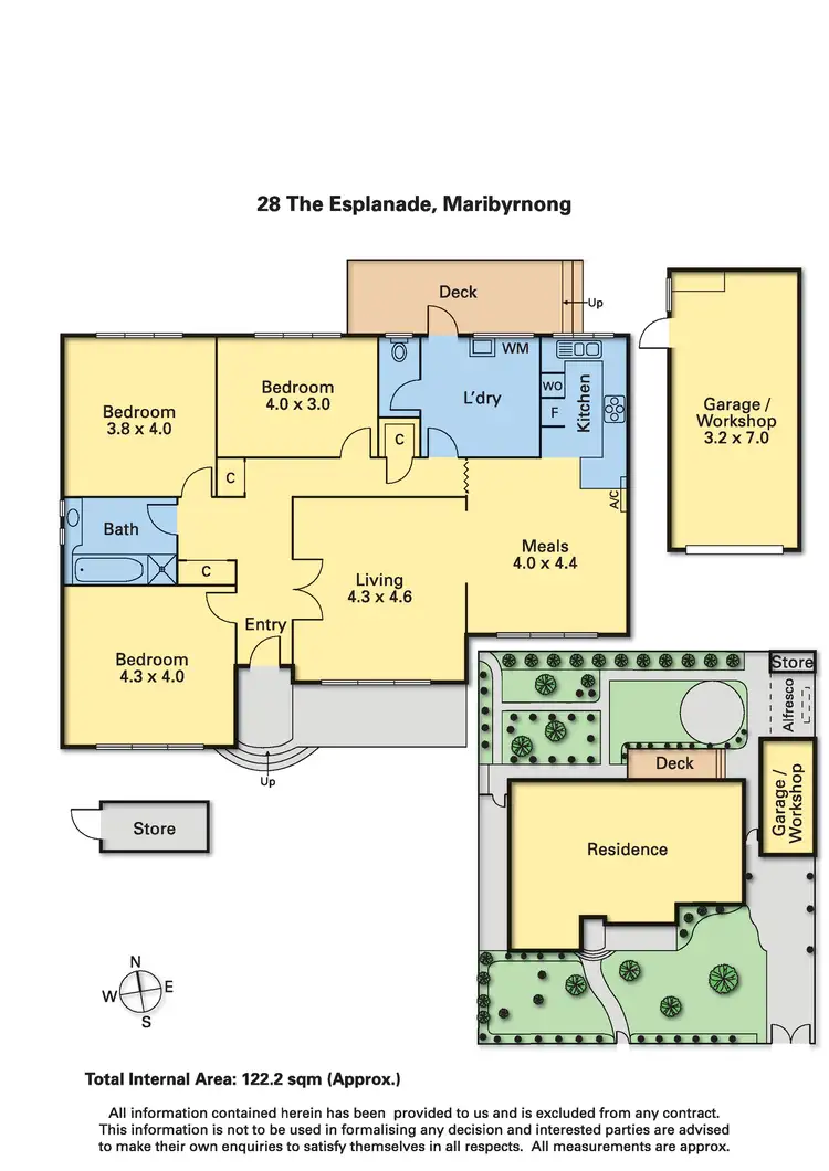Floorplan of Homely house listing, 28 The Esplanade, Maribyrnong VIC 3032