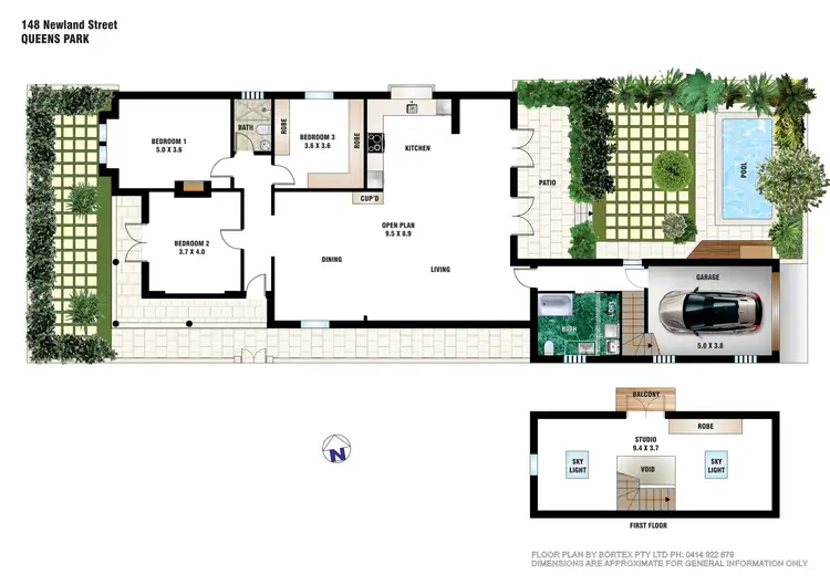 Floorplan of Homely house listing, 148 Newland Street, Queens Park NSW 2022