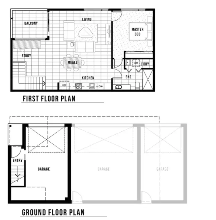 Floorplan of Homely townhouse listing, LOT 3042 Water Fern Grove, Greenvale VIC 3059