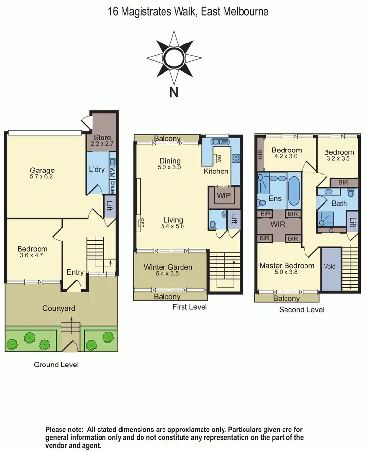 Floorplan of Homely house listing, 16 Magistrates Walk, Melbourne VIC 3000