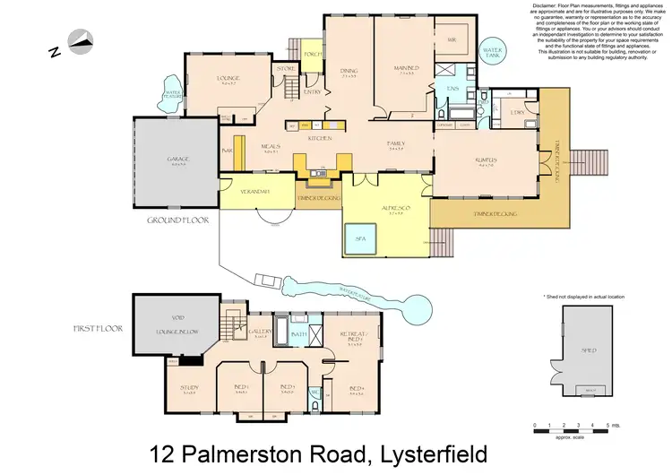 Floorplan of Homely house listing, 12 Palmerston Road, Lysterfield VIC 3156