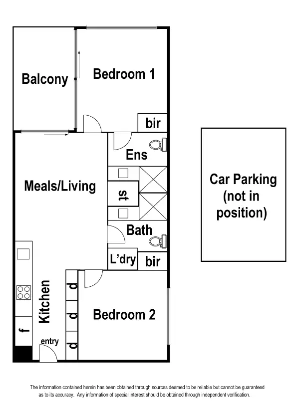 Floorplan of Homely apartment listing, M09/110 Keilor Road, Essendon VIC 3040