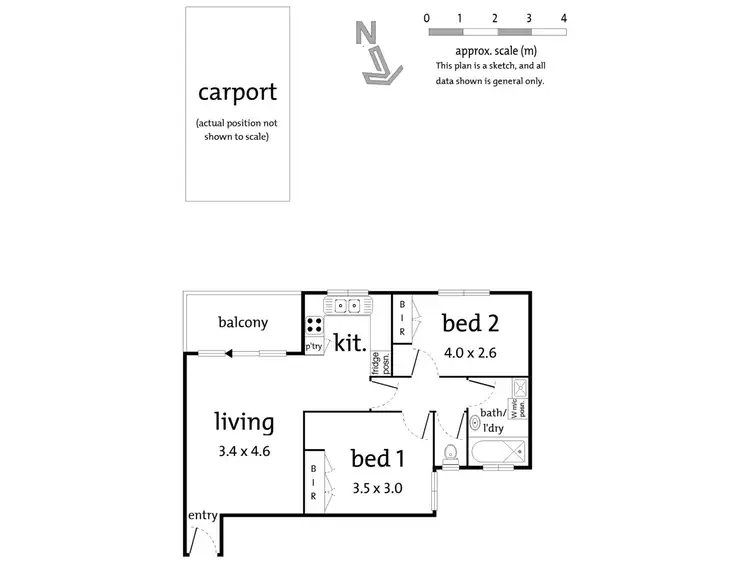 Floorplan of Homely apartment listing, 3/19 Bishop Street, Box Hill VIC 3128