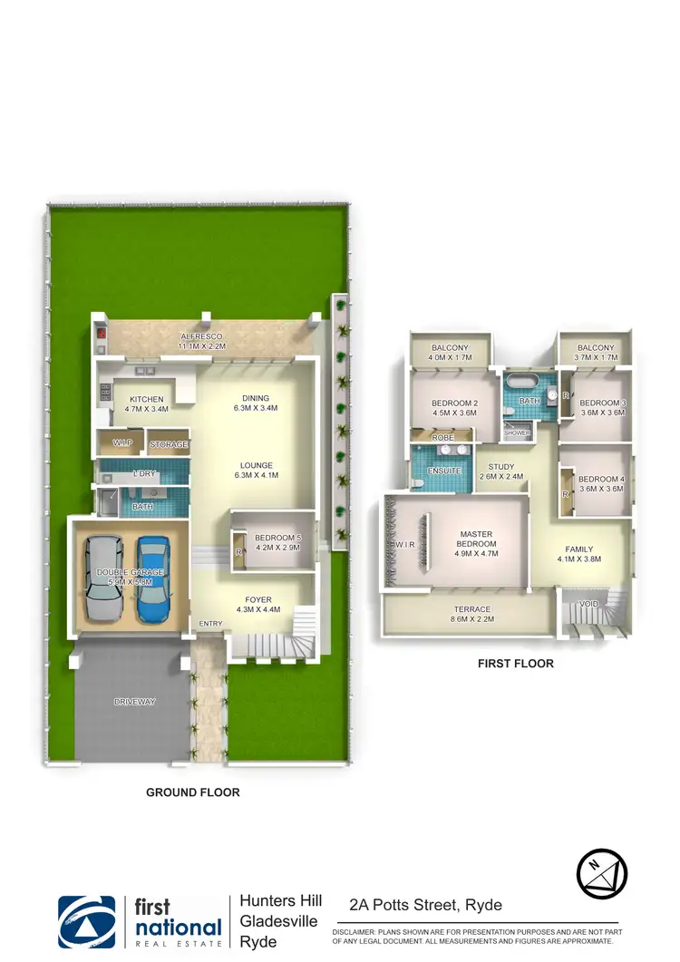 Floorplan of Homely house listing, 2A Potts Street, Ryde NSW 2112