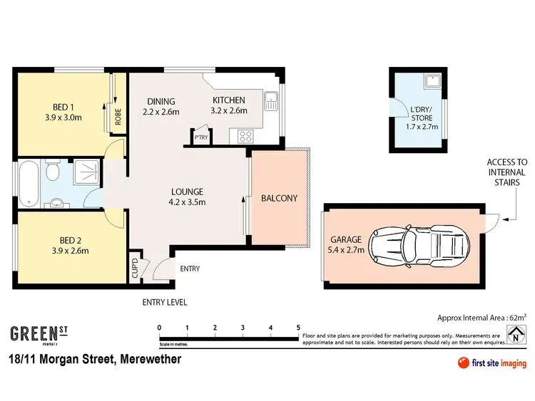 Floorplan of Homely unit listing, 18/11 Morgan Street, Merewether NSW 2291