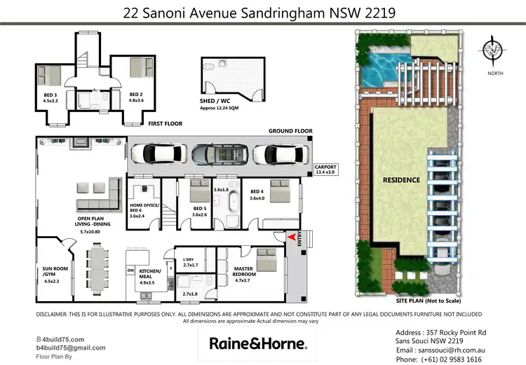 Floorplan of Homely house listing, 22 Sanoni Avenue, Sandringham NSW 2219